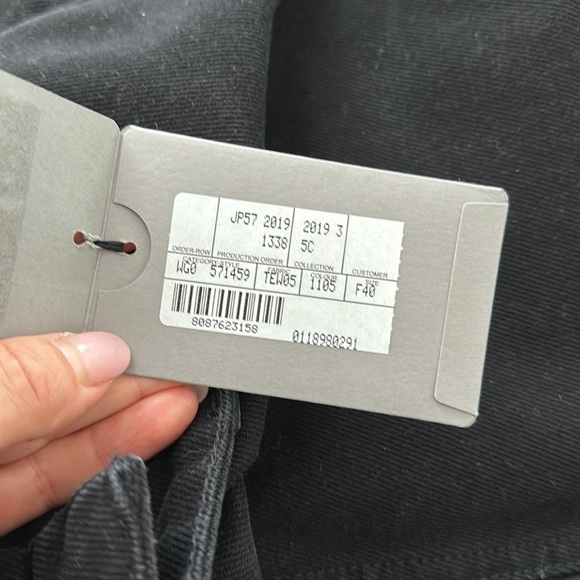 Balenciaga black denim mini skirt 40 BNWT - Picture 4 of 6